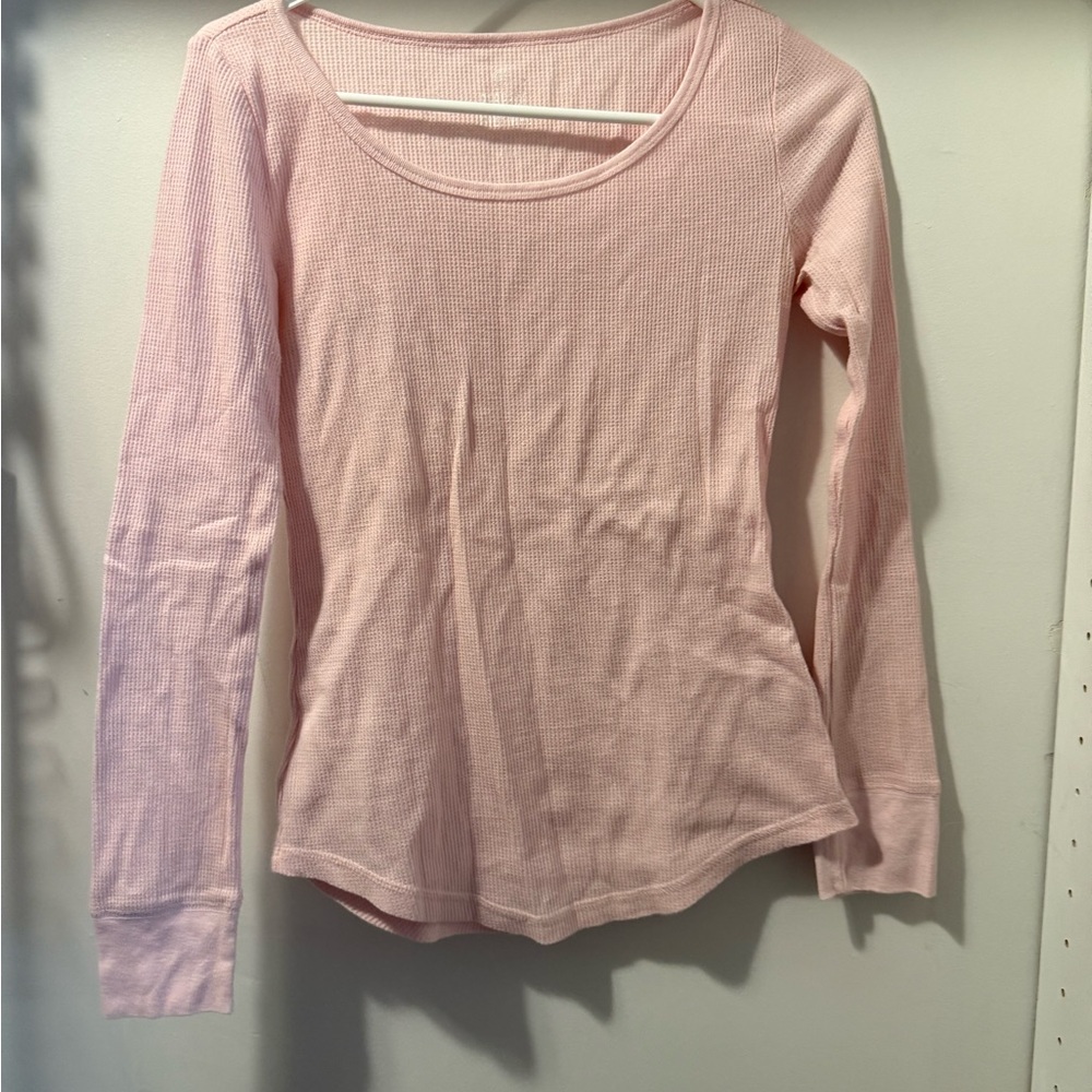 Women's Pink Long Sleeve Perfect Thermal Top